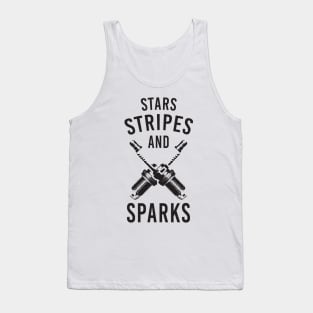 stars stripes and sparks Tank Top